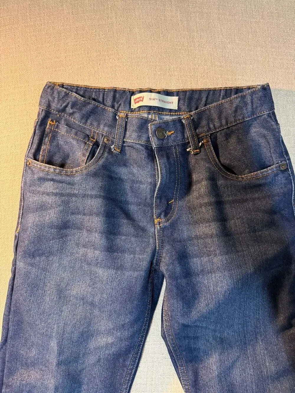 Levi's 514 Straight Fit Jeans Blue Denim Size 16 Reg W28 L30